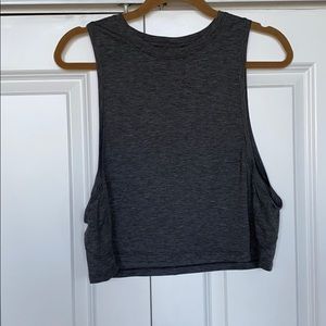 LULULEMON Grey Crop Tank